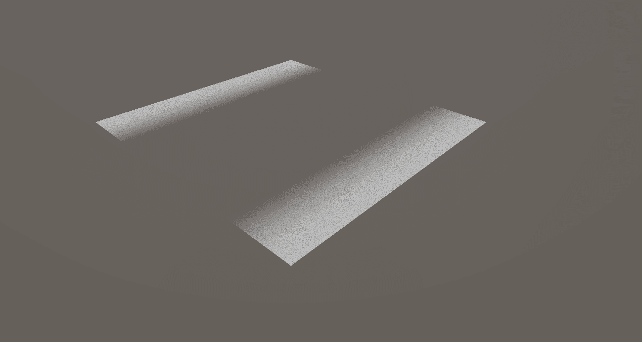 white foam bands on a flat plane