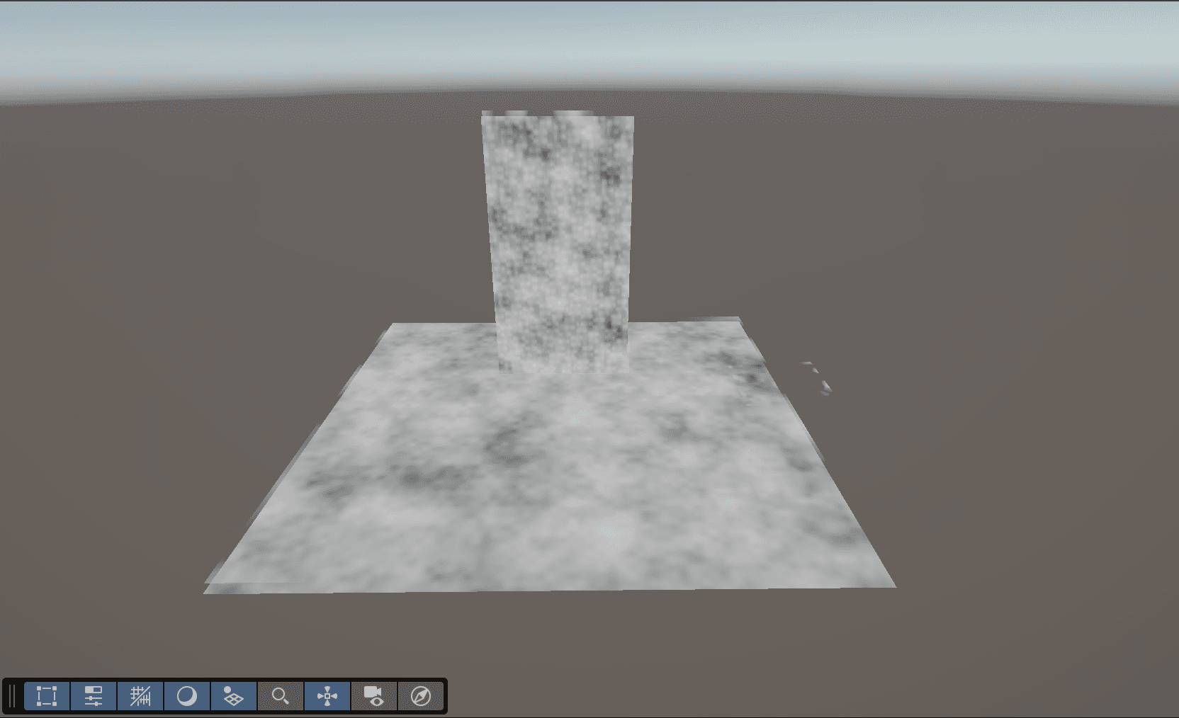 early grayscale test combining foam and water shaders