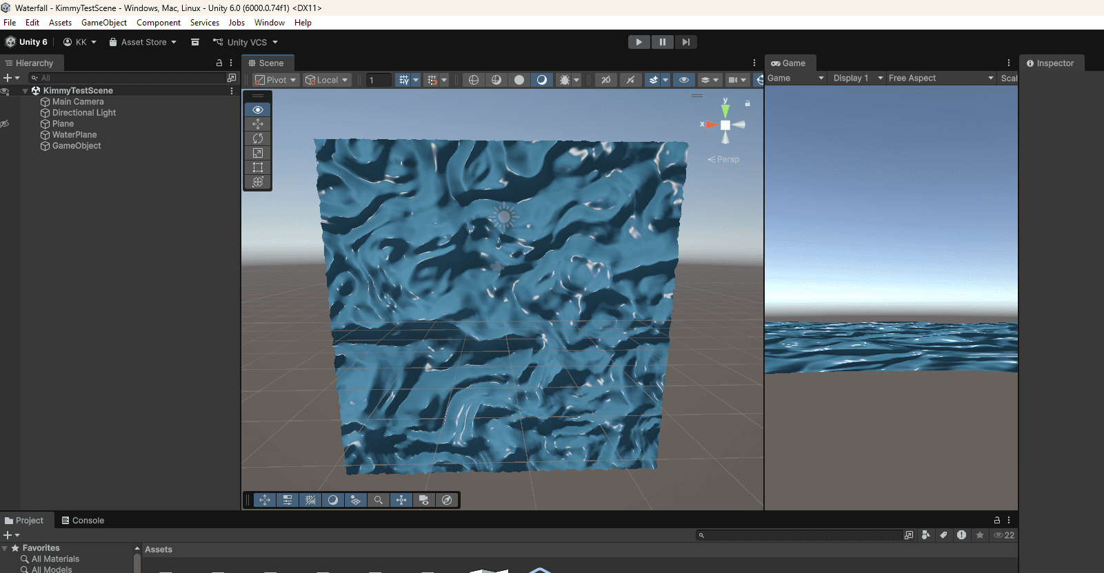 perlin-based water surface